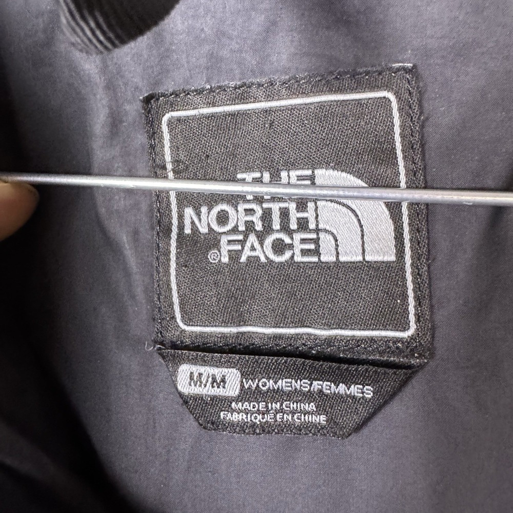 North Face Nuptse Jacket Womens M 700 Goose Down Black Puffer A254 Vintage Y2K - Picture 7 of 15